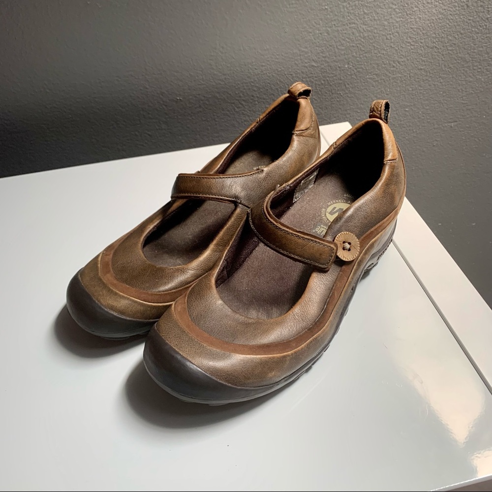 NWOT MERRELL PLAZA BANDEAU MARY JANE WEDGE - 7